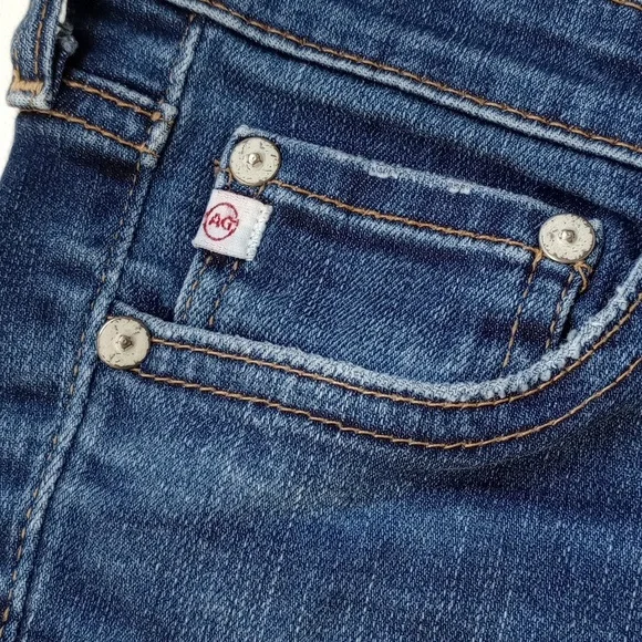 AG The Legging Ankle Super Skinny Low Rise Jean Med Wash Size 28 Y2K Low Waist - Picture 8 of 13